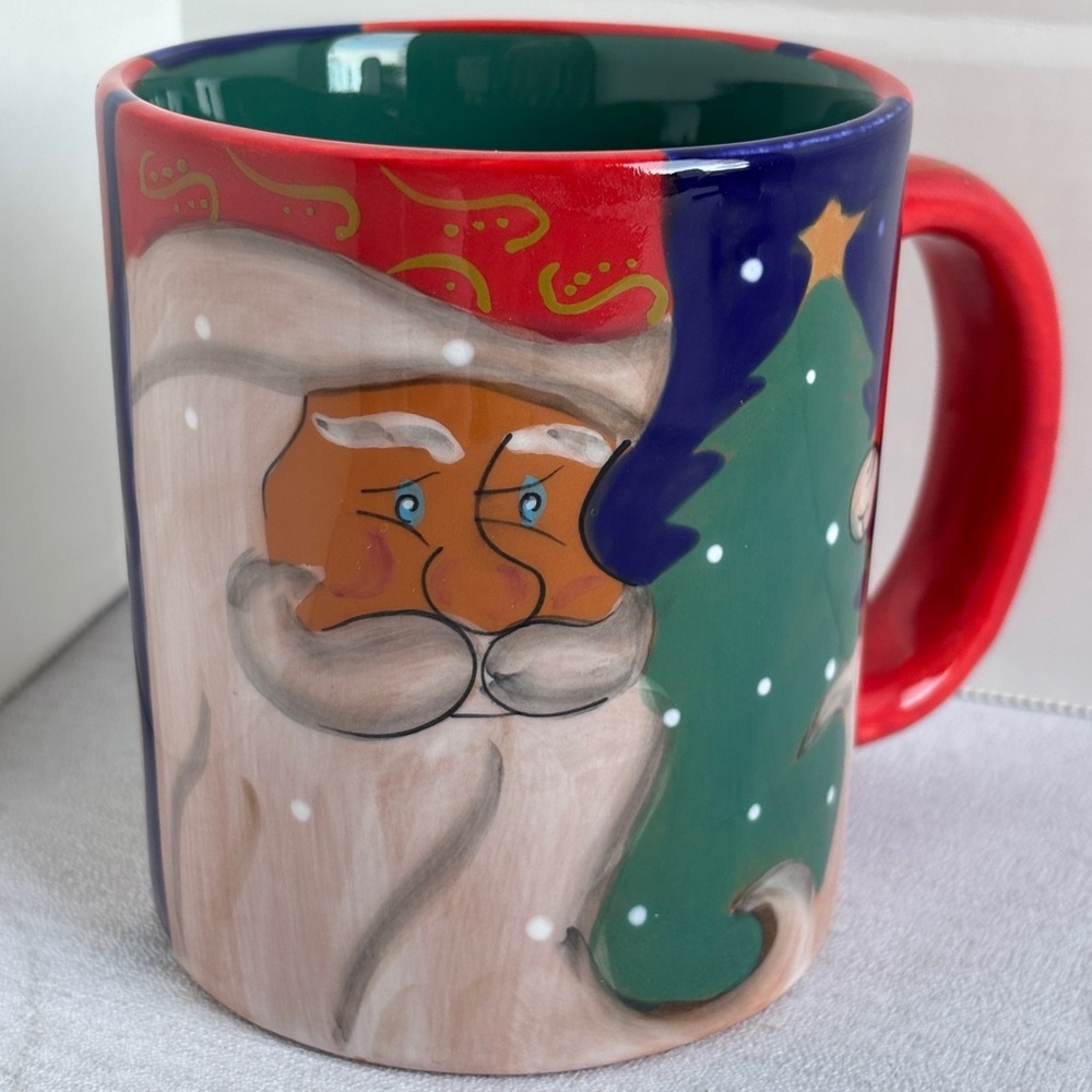 St Nicholas by Artimino Hand painted terra-cotta Mug Cup New